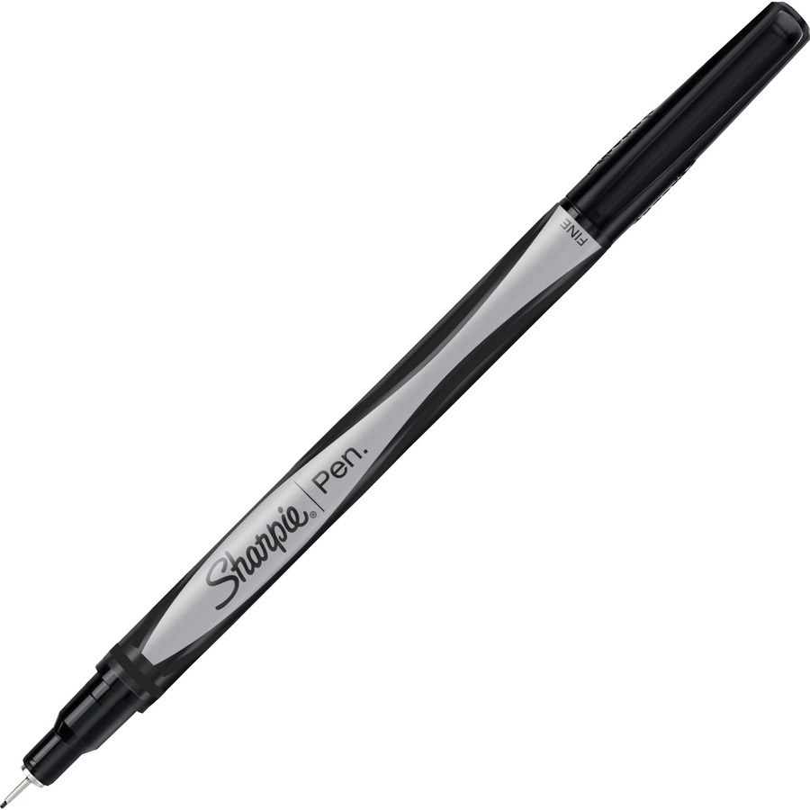 Sanford Sharpie Pen - Fine Pen Point - Black - 36 / Box 